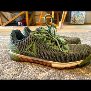 Green women’s reebok nanos
